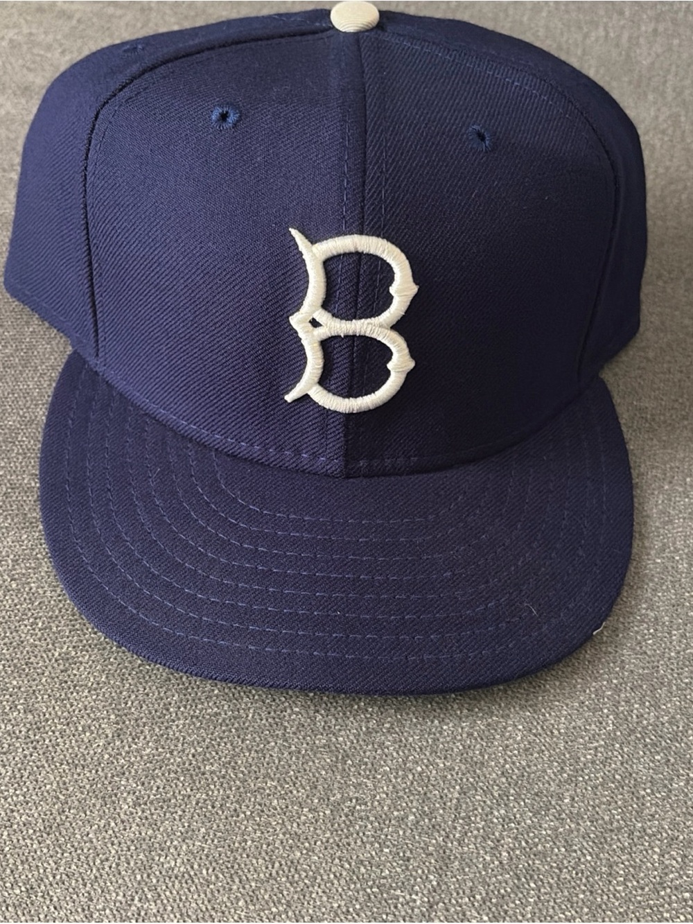 7 3/4 - BROOKLYN Dodgers New Era 59fifty Hat Cap los angeles jackie robinson